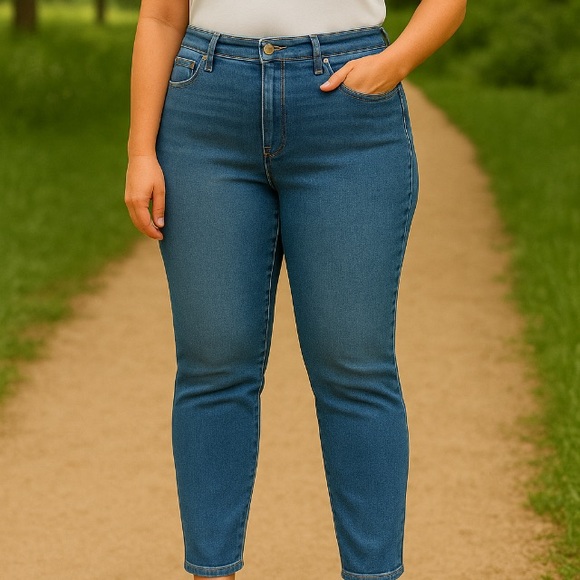 Michael Kors Selma Skinny Ankle Jeans Size10 Petite - Picture 1 of 12